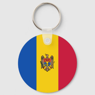 Porte-clés Drapeau de la Moldavie