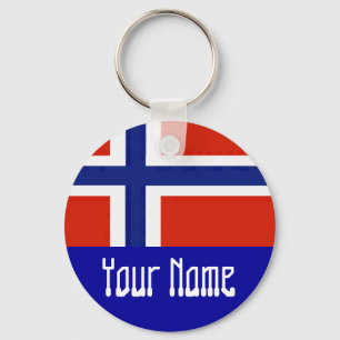 PORTE-CLÉS DRAPEAU DE LA NORVÈGE