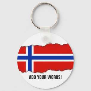 Porte-clés Drapeau de la Norvège
