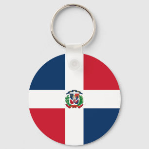 Porte-clés Drapeau de la République Dominicaine