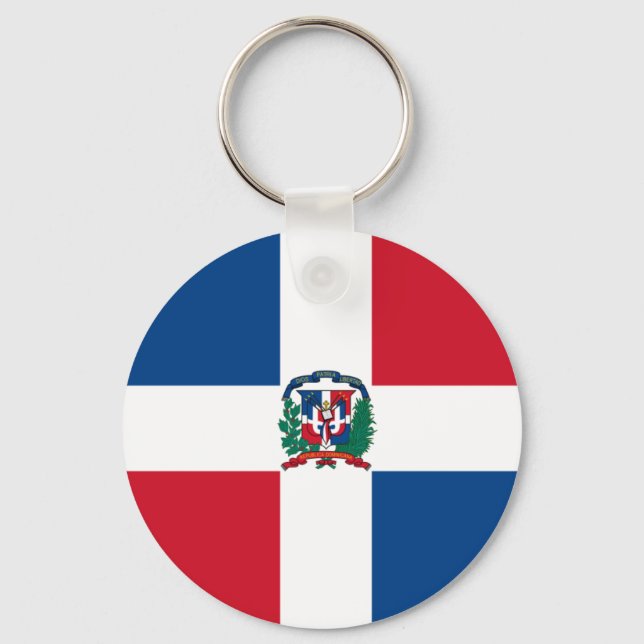 Porte-clés Drapeau de la République dominicaine (Recto)