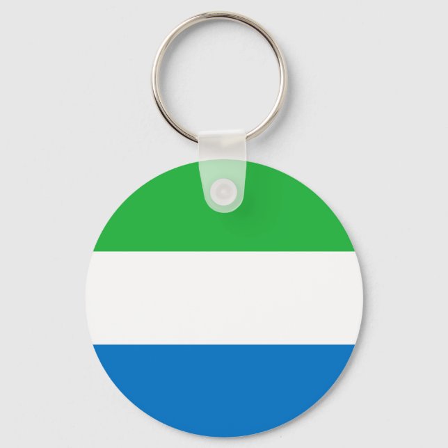 Porte-clés Drapeau de la Sierra Leone (Recto)