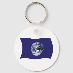 Porte-clés Drapeau de la Terre