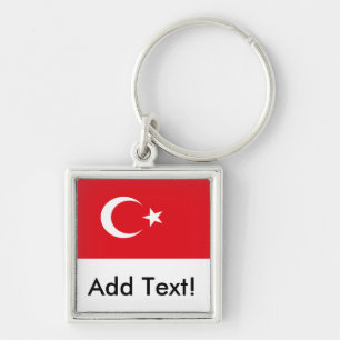 Porte-clés Drapeau de la Turquie