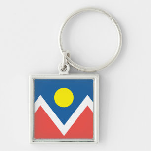 Porte-clés Drapeau de la ville de Denver