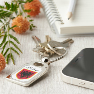 Porte-clés Drapeau de l'Albanie