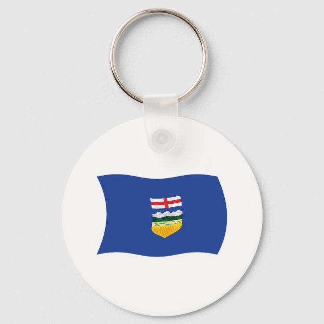 Porte-clés Drapeau de l'Alberta (Recto)