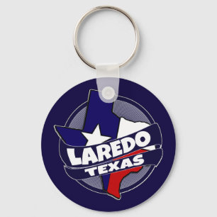 Porte-clés Drapeau de Laredo Texas a éclaté porte - clé