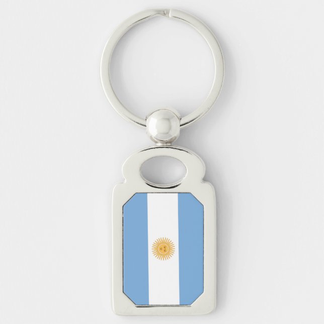 Porte-clés Drapeau de l'Argentine (Devant)
