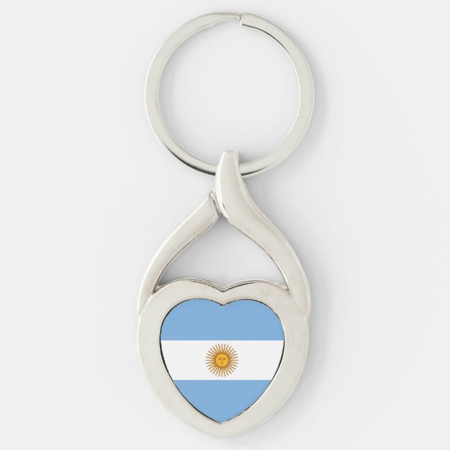 Porte-clés Drapeau de l'Argentine (Devant)