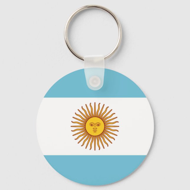 Porte-clés Drapeau de l'Argentine (Recto)