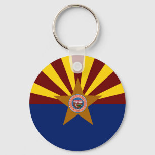 Porte-clés Drapeau de l'Arizona