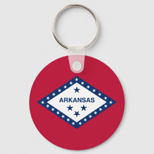 Porte-clés Drapeau de l'Arkansas