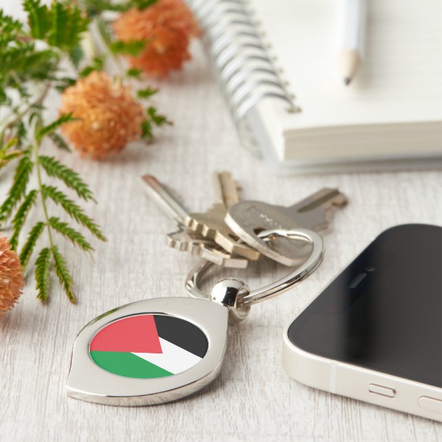 Porte-clés Drapeau de l'État de Palestine (Côté )