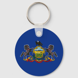 Porte-clés Drapeau de l'État de Pennsylvanie