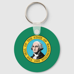 Porte-clés Drapeau de l'État de Washington
