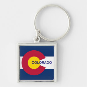 Porte-clés Drapeau de l'État du Colorado