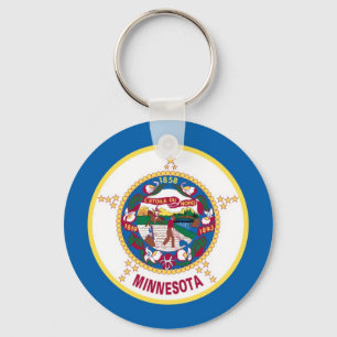 Porte-clés Drapeau de l'État du Minnesota