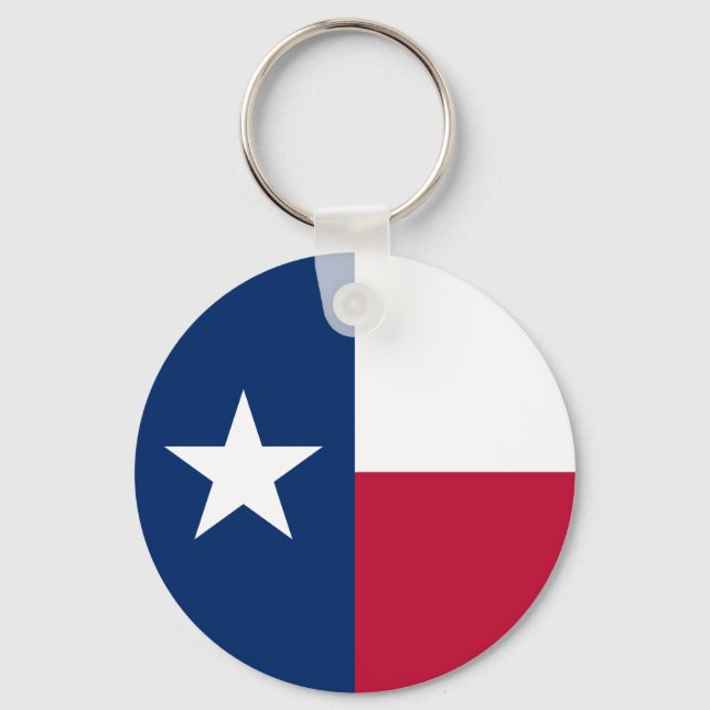 Porte-clés Drapeau de l'État du Texas (Recto)