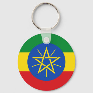 Porte-clés Drapeau de l'Éthiopie