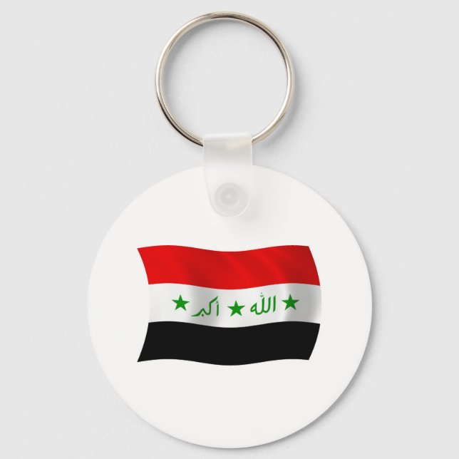 Porte-clés Drapeau de l'Irak (Recto)