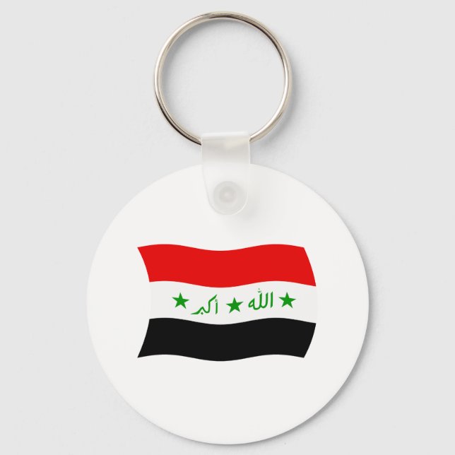 Porte-clés Drapeau de l'Irak (Recto)