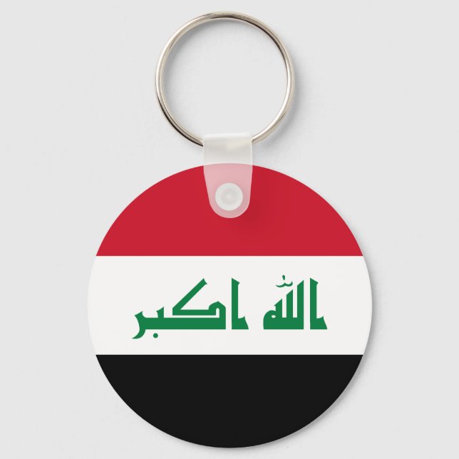 Porte-clés Drapeau de l'Irak (Recto)