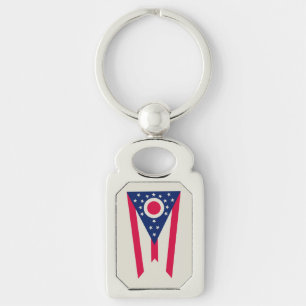 Porte-clés Drapeau de l'Ohio : la bannière Buckeye State