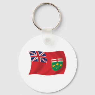 Porte-clés Drapeau de l'Ontario