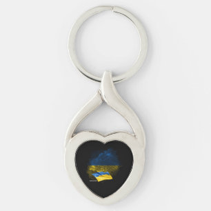 Porte-clés Drapeau de l'Ukraine