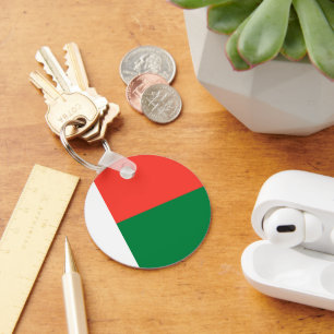 Porte-clés Drapeau de Madagascar