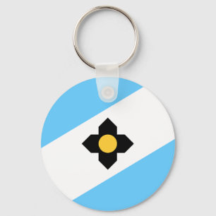 Porte-clés Drapeau de Madison, Porte - clé du Wisconsin