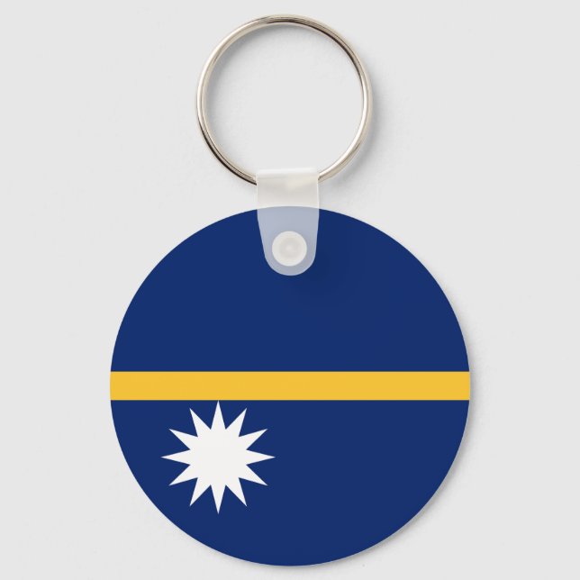 Porte-clés Drapeau de Nauru (Recto)