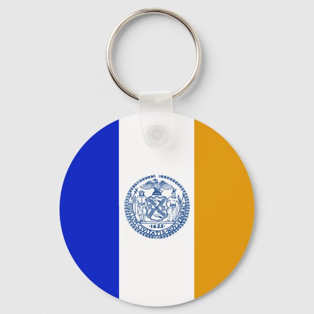 Porte-clés Drapeau de New York (Recto)