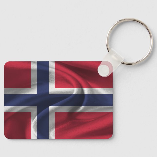 Porte-clés drapeau de Norvège (Recto)