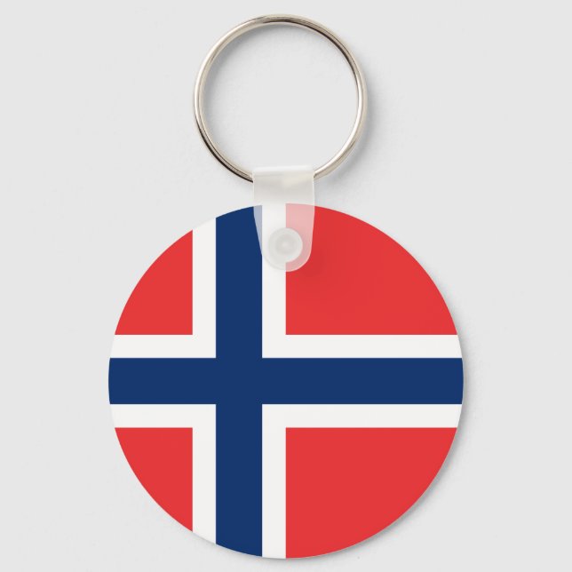 Porte-clés Drapeau de Norway (Recto)