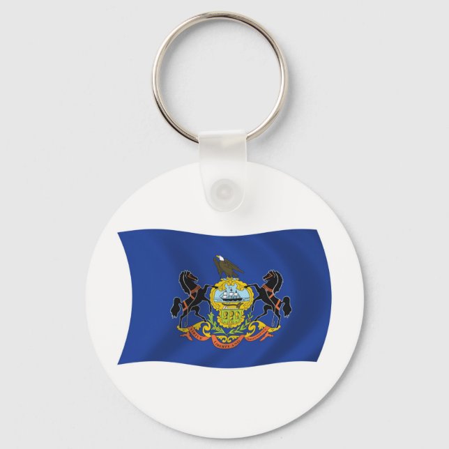 Porte-clés Drapeau de Pennsylvanie (Recto)