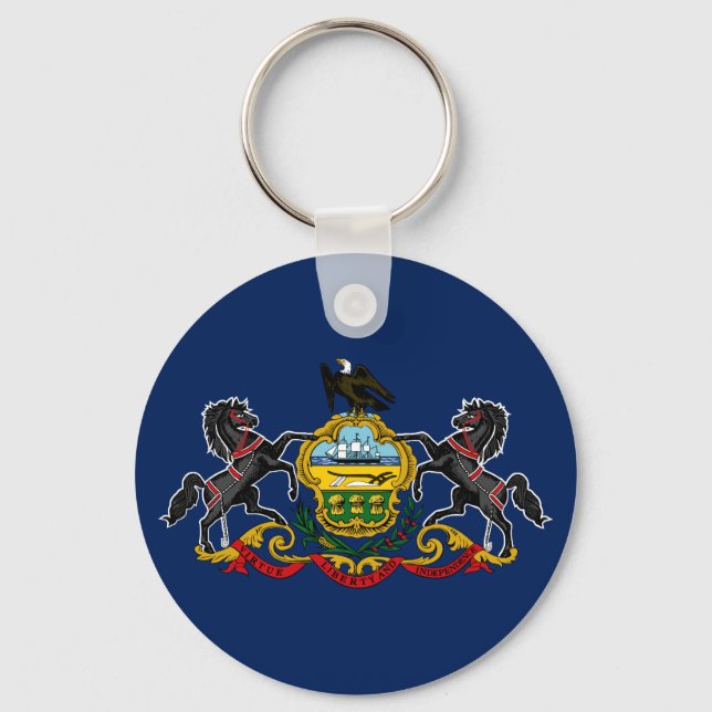 Porte-clés drapeau de Pennsylvanie (Verso)