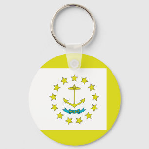 Porte-clés Drapeau de Rhode Island