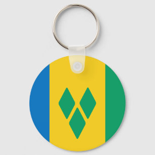 Porte-clés Drapeau de Saint-Vincent-et-les Grenadines