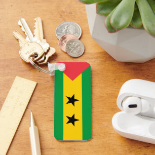 Porte-clés Drapeau de São Tomé e Príncipe