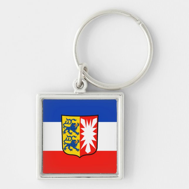 Porte-clés Drapeau de Schleswig-Holstein (Devant)