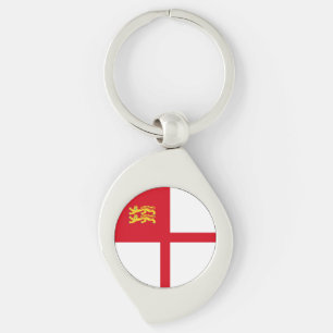 Porte-clés Drapeau de Sercq