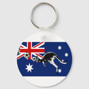 Porte-clés drapeau de socceroos des cadeaux de l'Australie