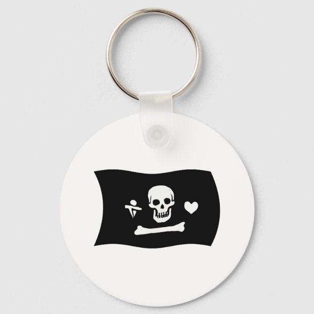 Porte-clés Drapeau de Stede Bonnet (Recto)