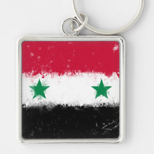 Porte-clés Drapeau de Syrie