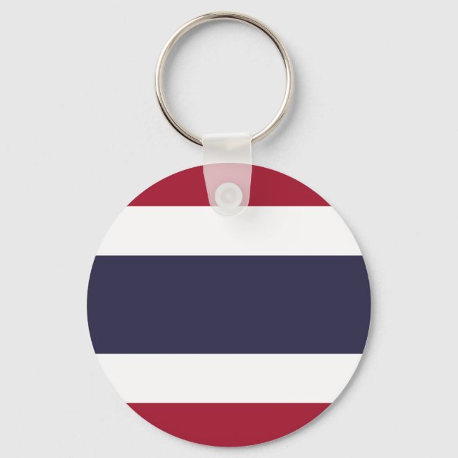 Porte-clés Drapeau de Thaïlande (Recto)