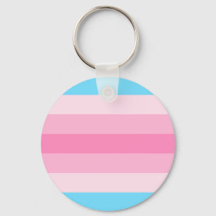 Porte-clés drapeau de transfeminine