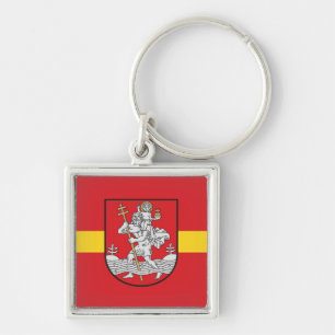 Porte-clés Drapeau de Vilnius, Lituanie Porte - clé