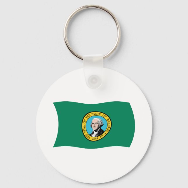 Porte-clés Drapeau de Washington (Recto)